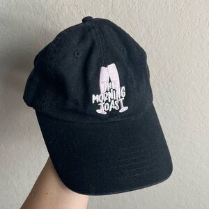 The Morning Toast Podcast Baseball Cap Embroidered Logo